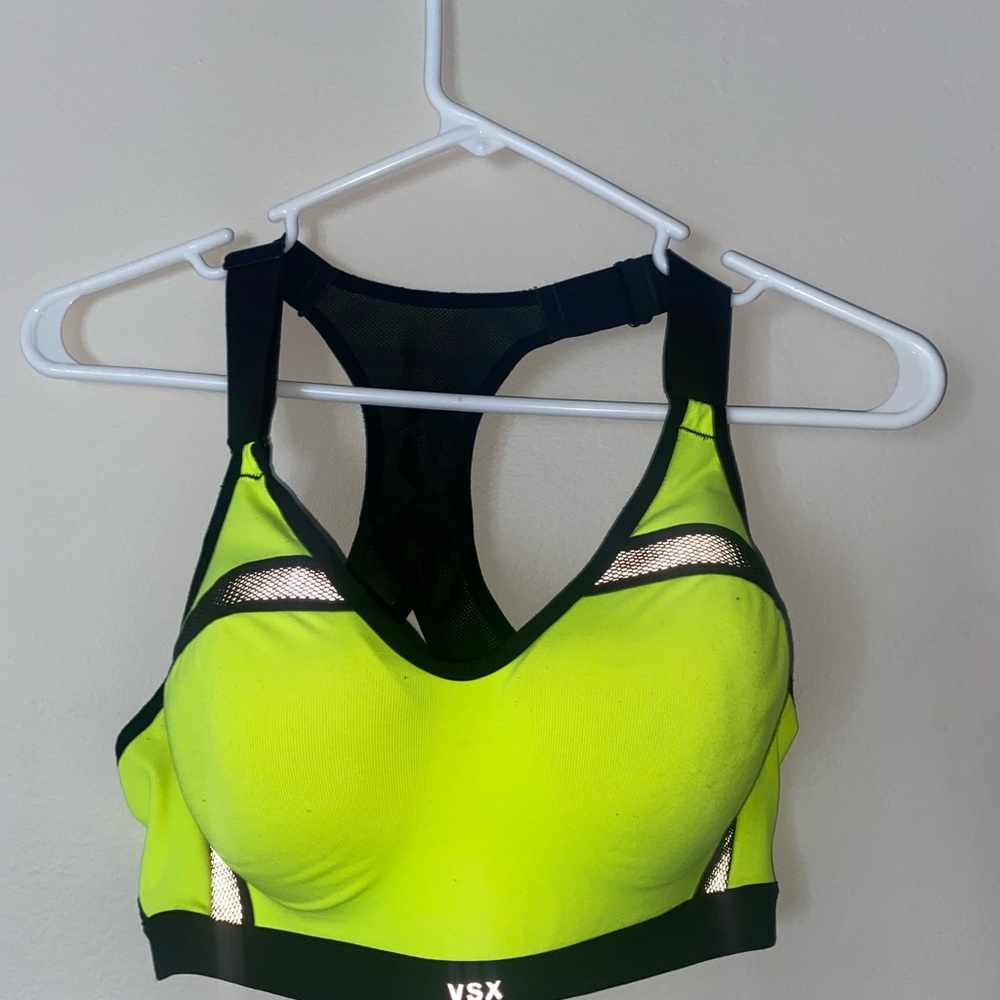VSX Bright Lime Yellow Sports Bra